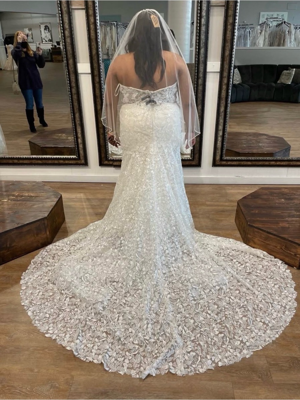 White Bridal Lace Dress